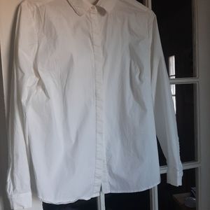 Boden white button up size 16